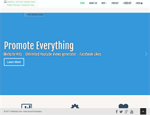 Tablet Screenshot of addvisits.com